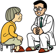 認知症の患者様との対話に関して、心の中を吐き出しやすくしむけてほしい。 また、ご家族と患者様、別々に話を聞いてほしい。